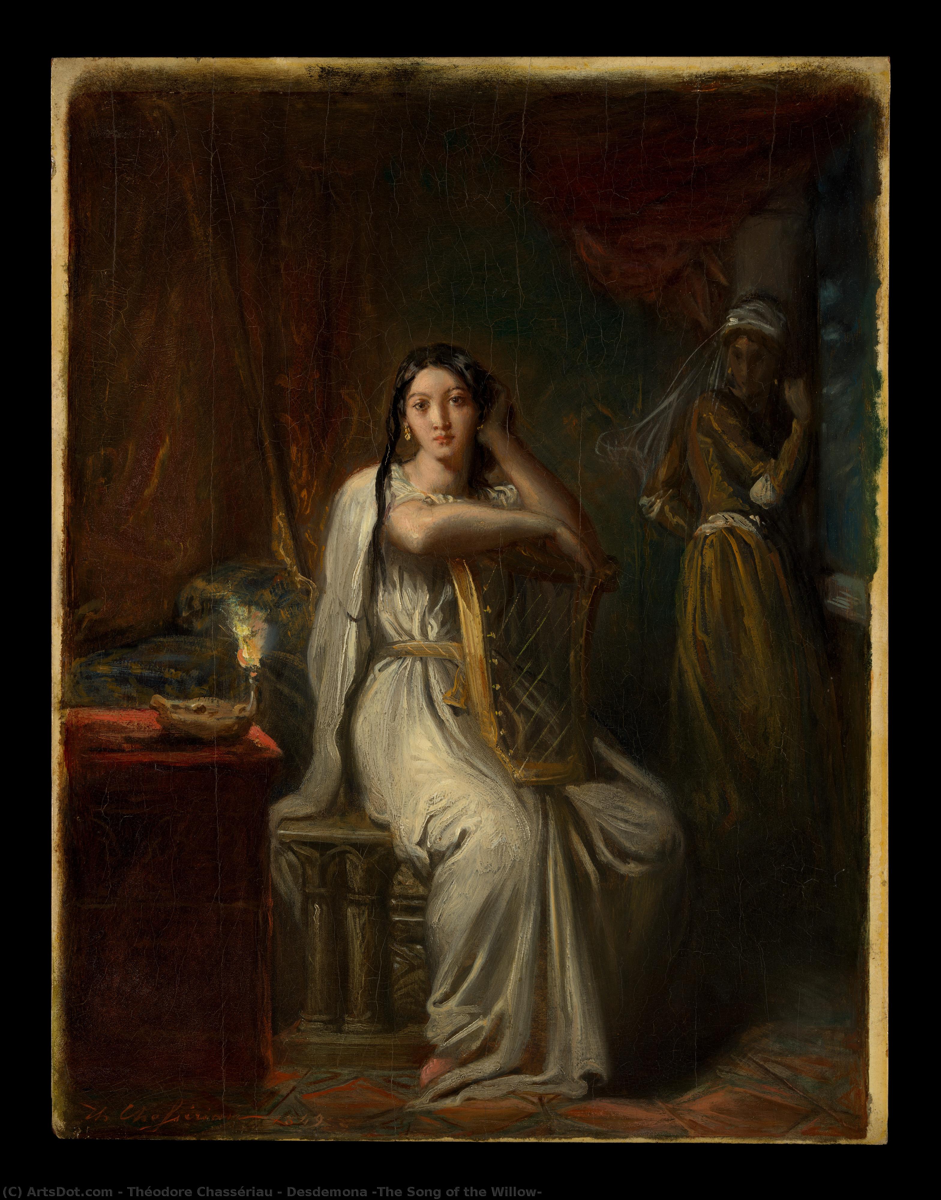 Desdemona (the Song Of The Willow) — Théodore Chassériau