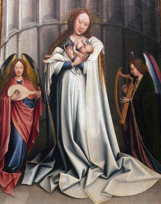 Virgin ^ Child In An Apse — Robert Campin (master Of Flemalle)