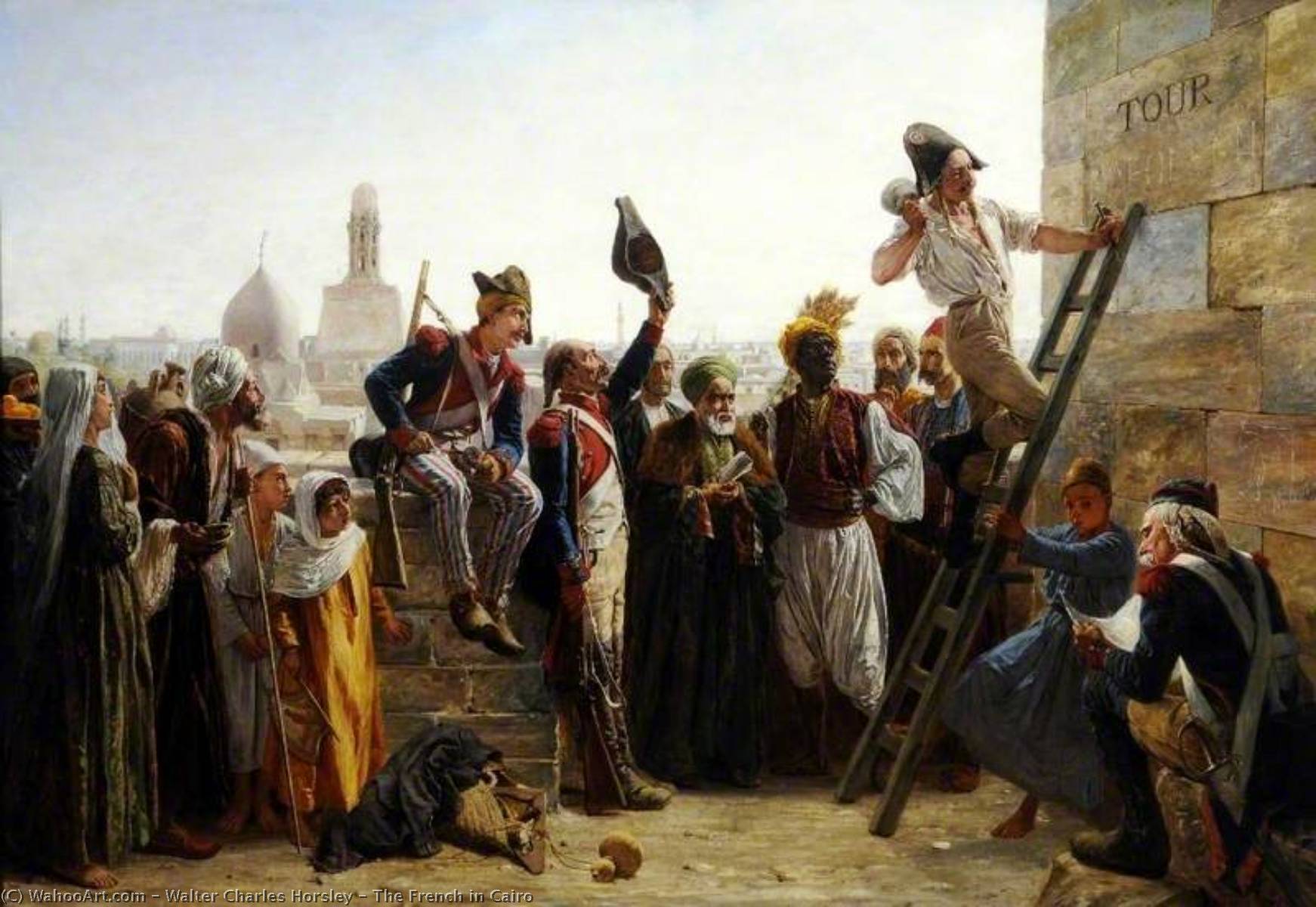 The French In Cairo — Walter Charles Horsley