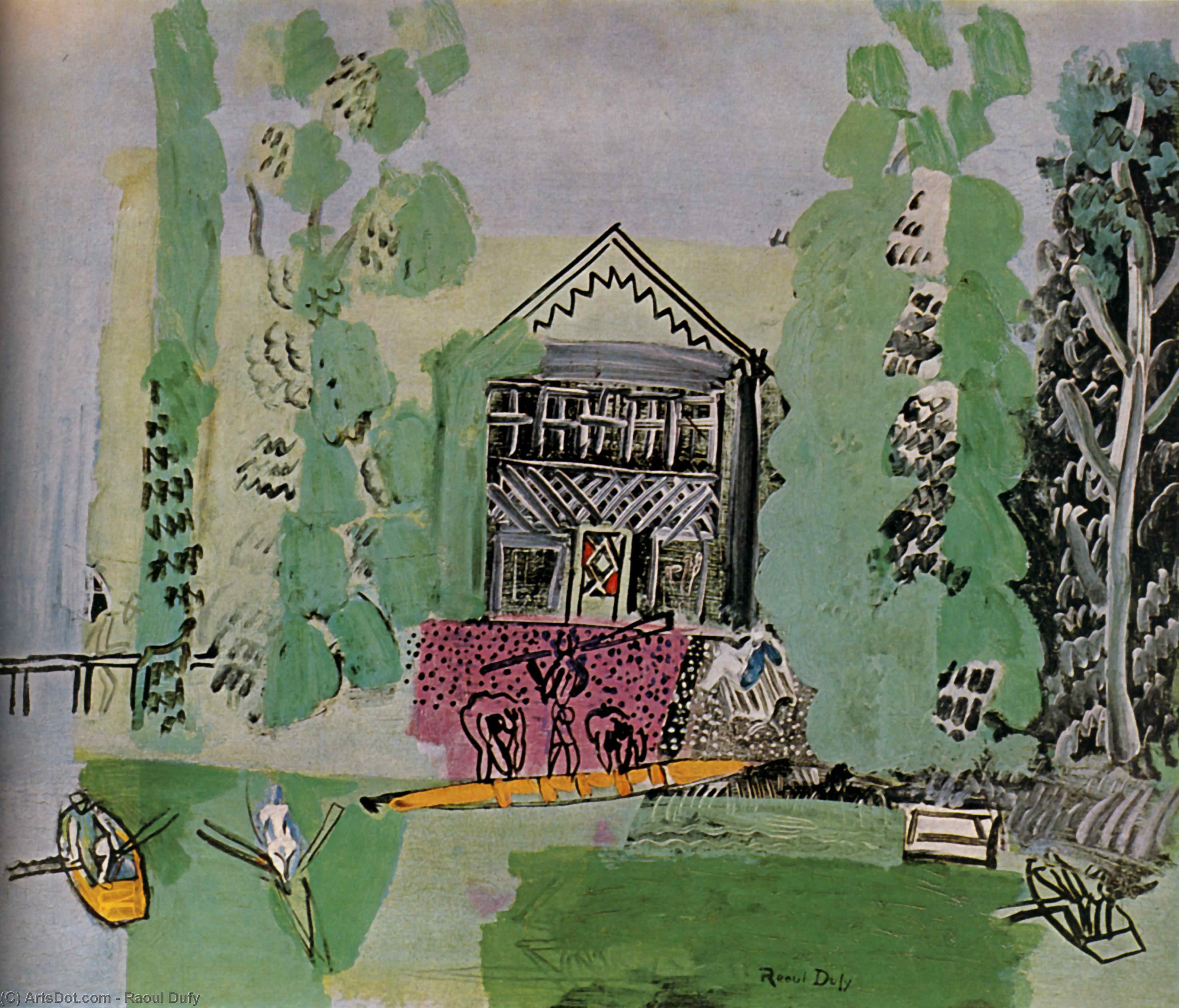 Oarsmen On The Marne — Raoul Dufy