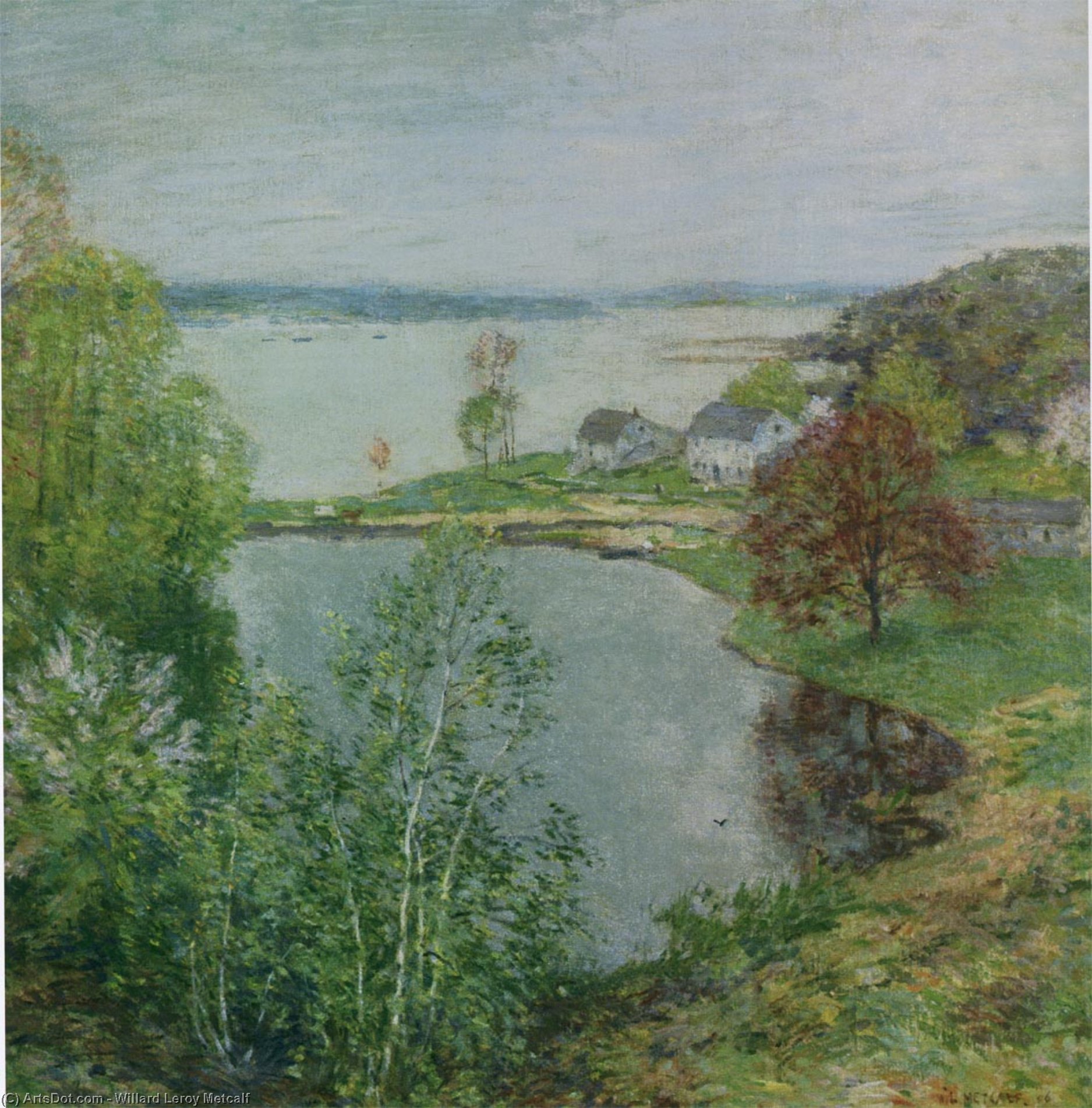 The Red Maple — Willard Leroy Metcalf