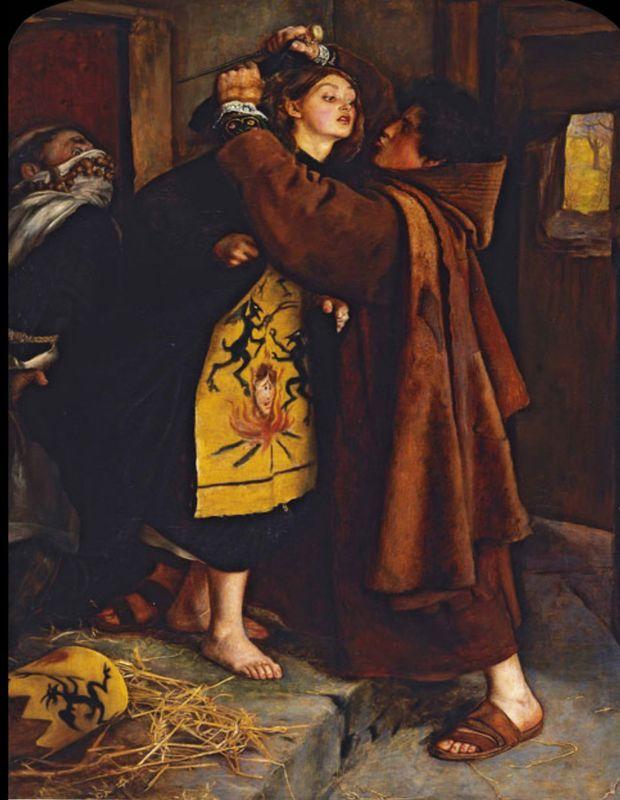 Escape Of The Heretic, 1559 — Sir John Everett Millais
