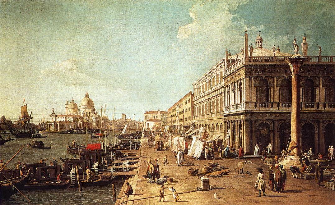 Molo With The Library (also Known As Molo Looking Towards The Zecca) — Canaletto