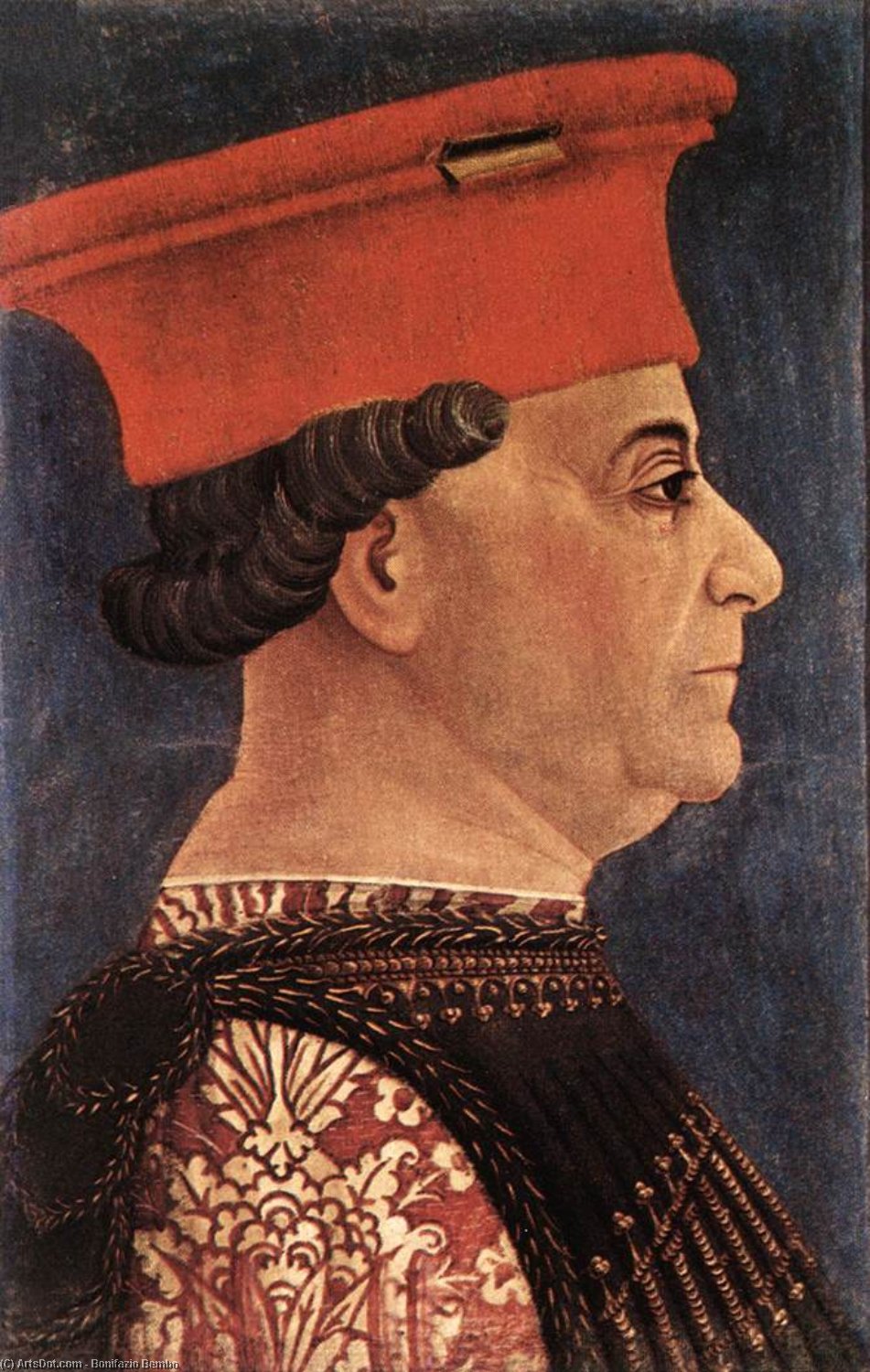 Portrait Of Francesco Sforza — Bonifazio Bembo
