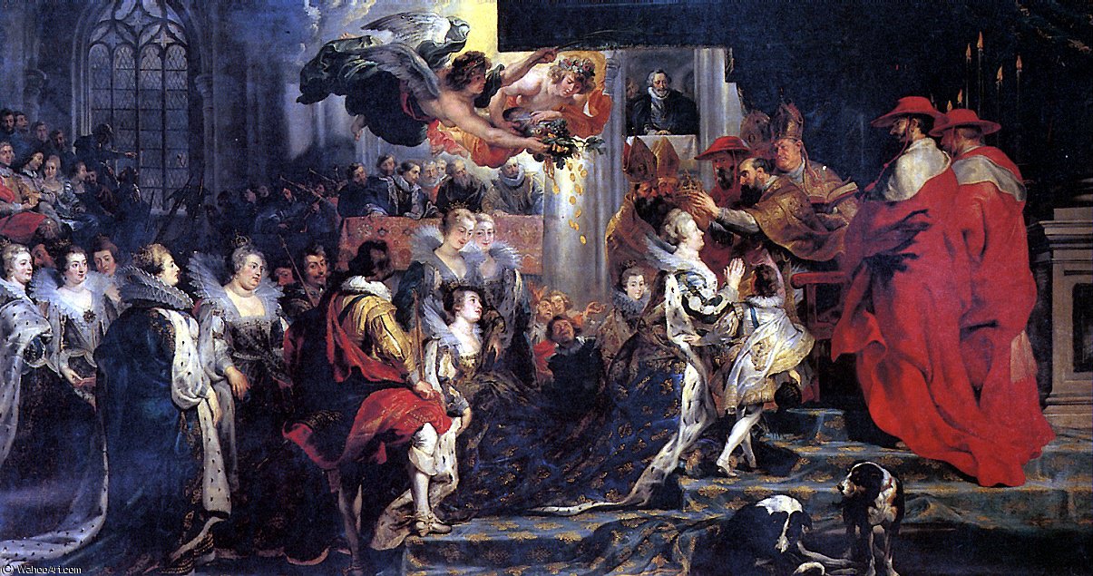 The Coronation Of Marie — Peter Paul Rubens