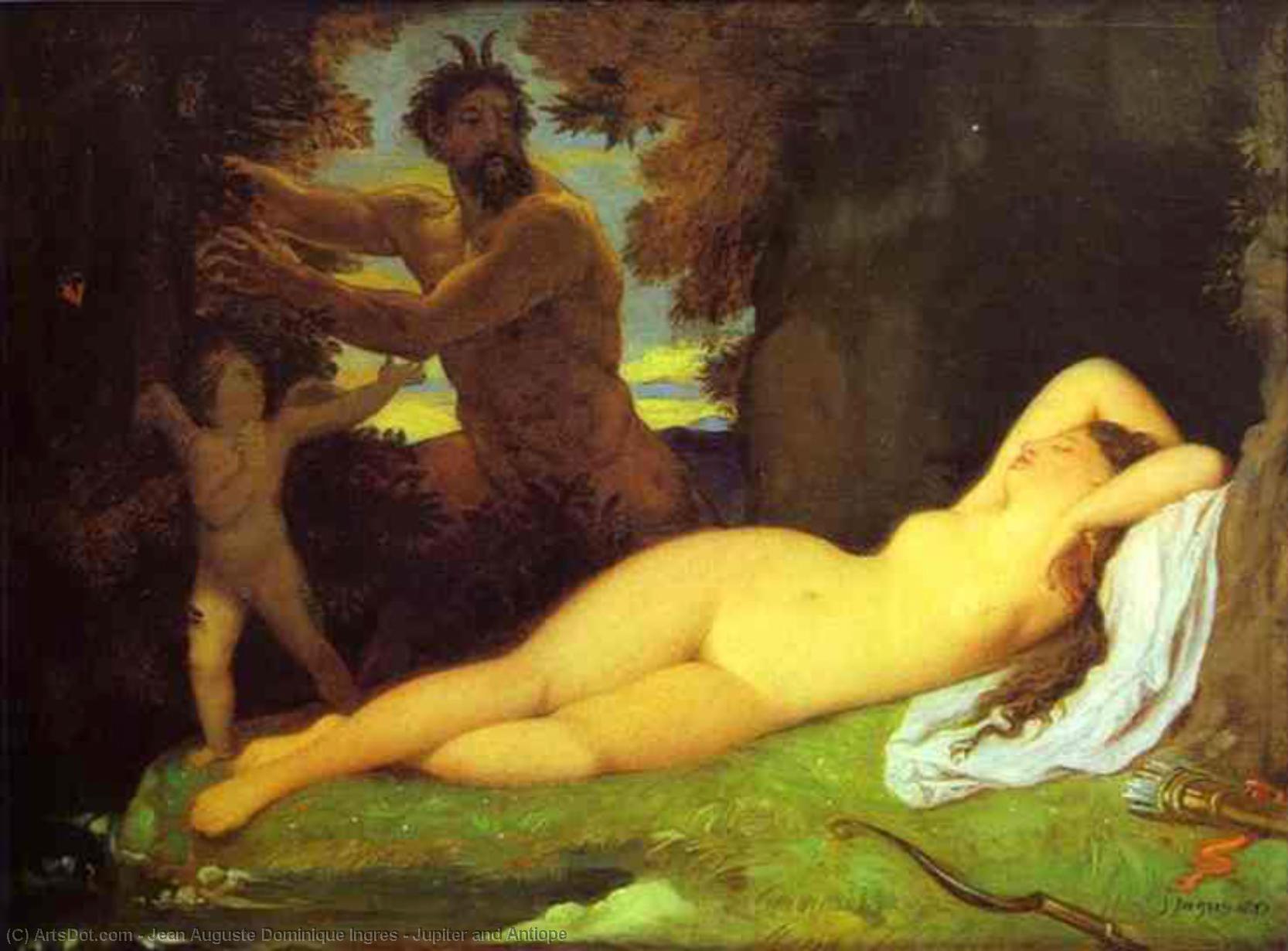 Jupiter And Antiope — Jean-auguste-dominique Ingres