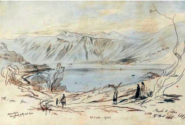 Bocche Di Cattaro, Montenegro — Edward Lear