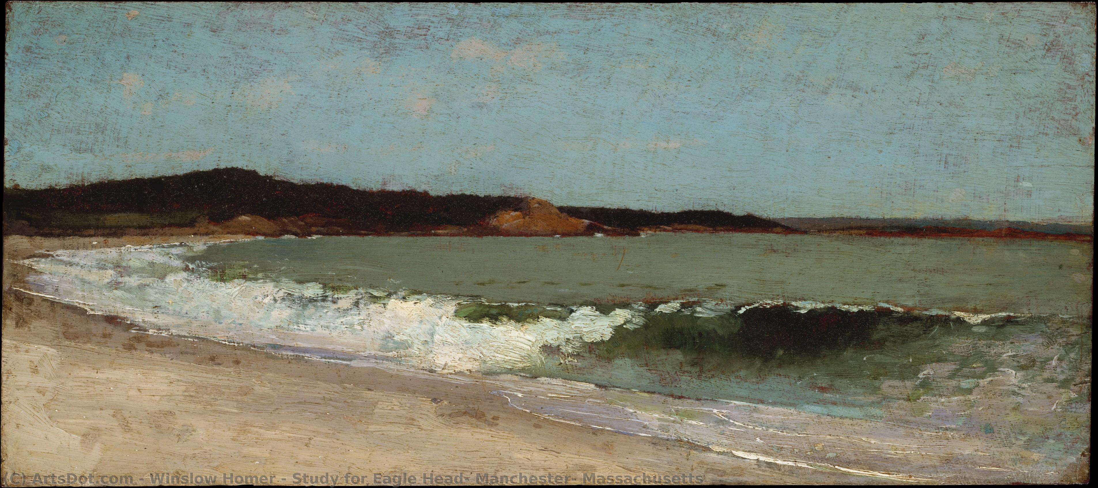 Study For Eagle Head, Manchester, Massachusetts — Winslow Homer