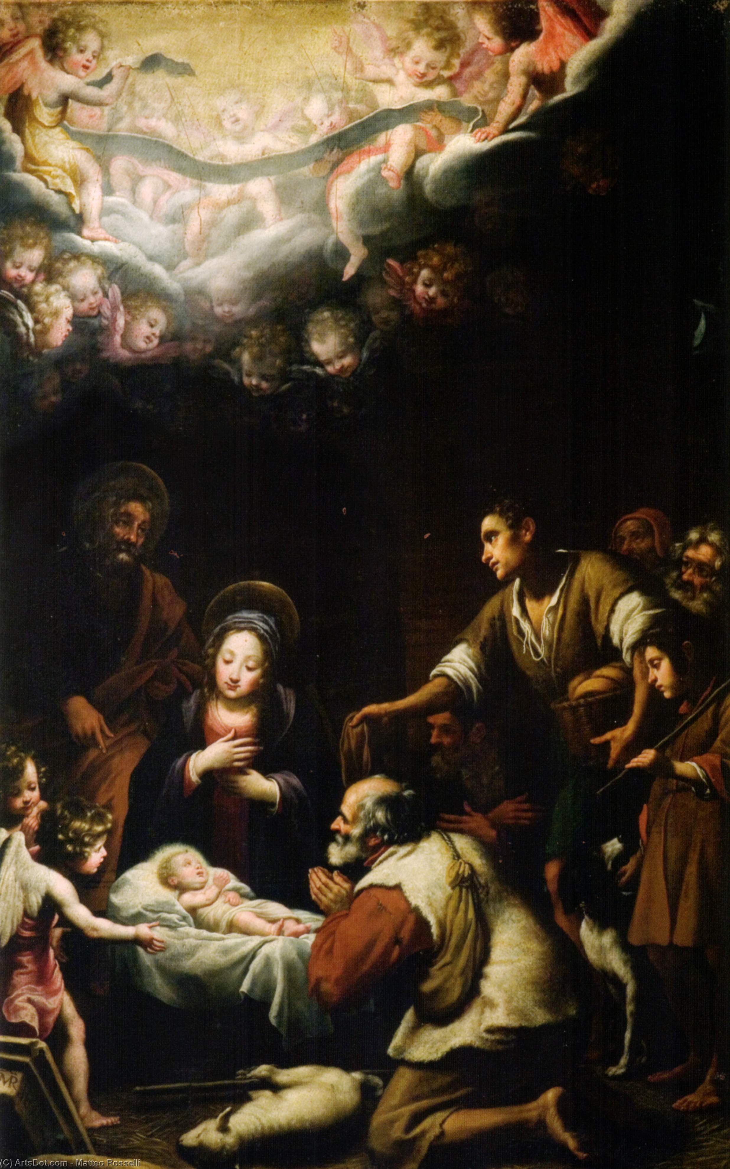 Nativita Di Cristo — Matteo Rosselli