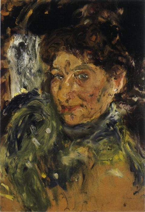 Portrait Of Mother, Maria Gerstl, Unfinished — Richard Gerstl