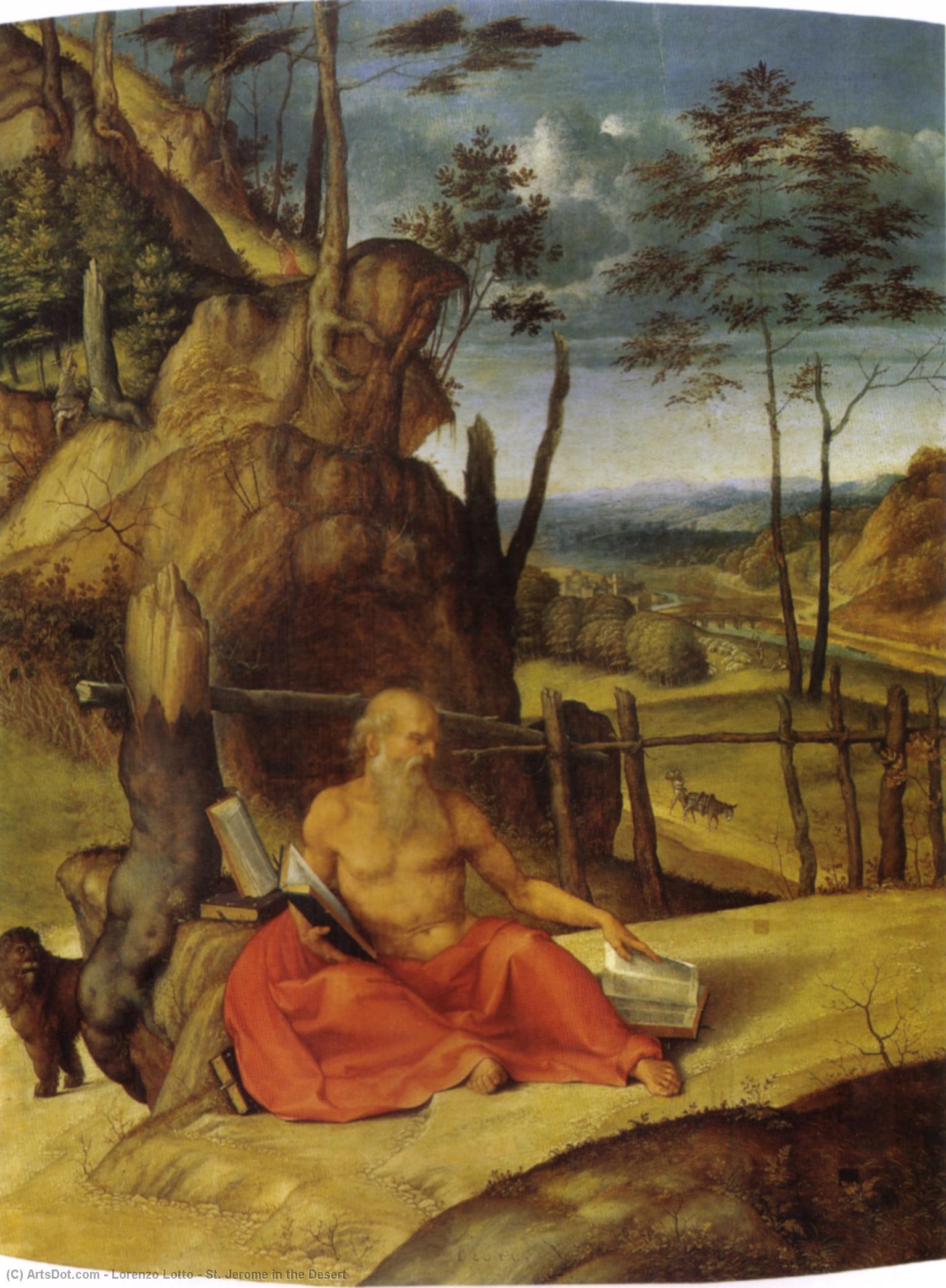 St. Jerome In The Desert — Lorenzo Lotto