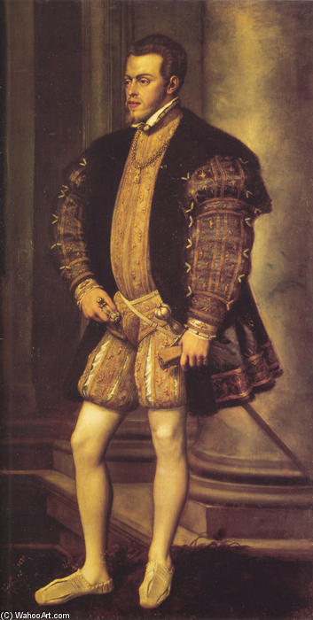 Portrait Of Philip Ii — Titian