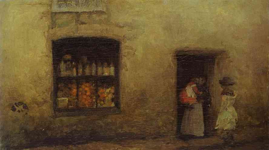 An Orange Note, Sweet Shop — James Abbott Mcneill Whistler