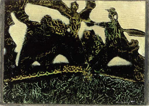 Les Barbares Marchant Vers L'ouest — Max Ernst