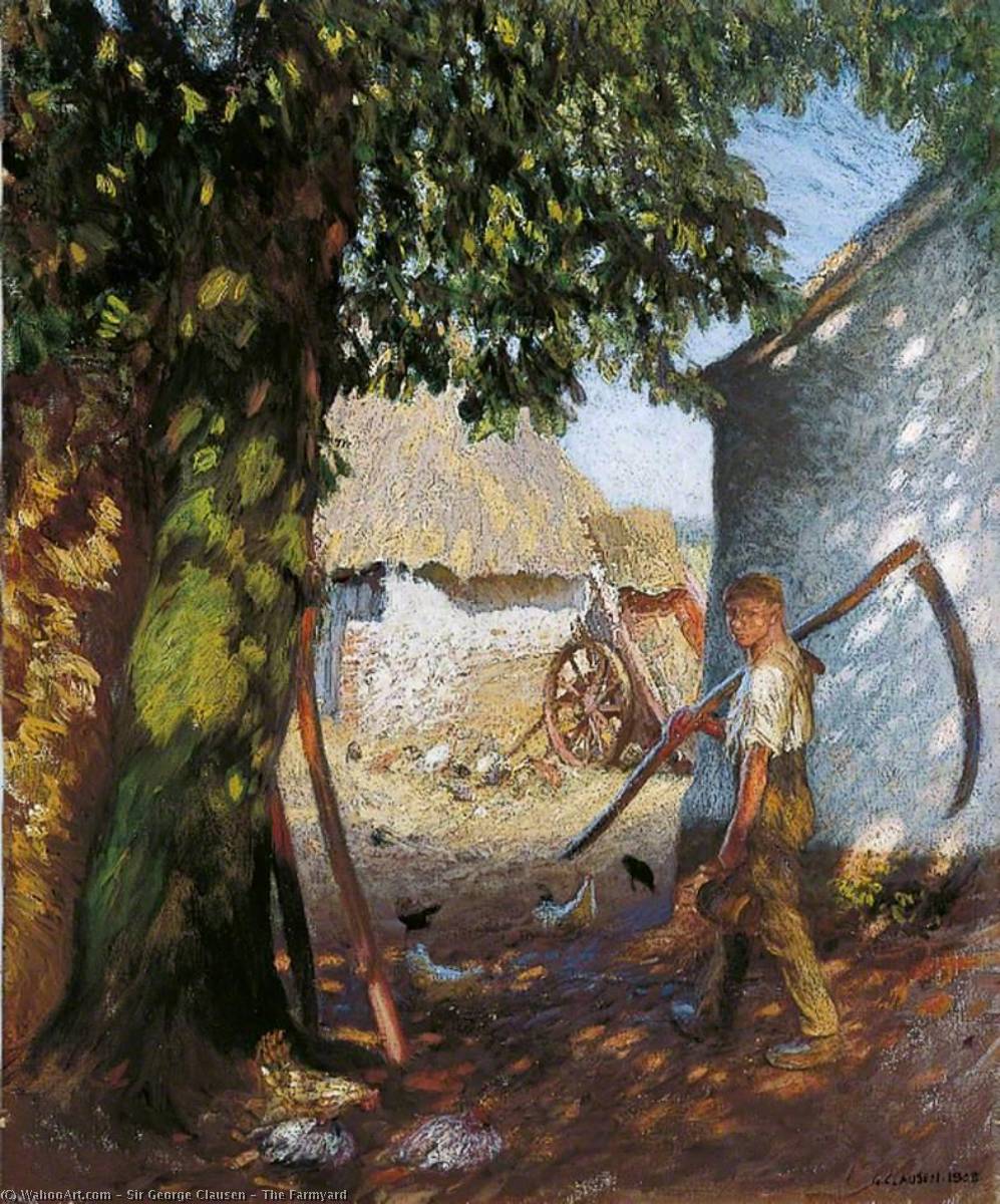 The Farmyard — Sir George Clausen