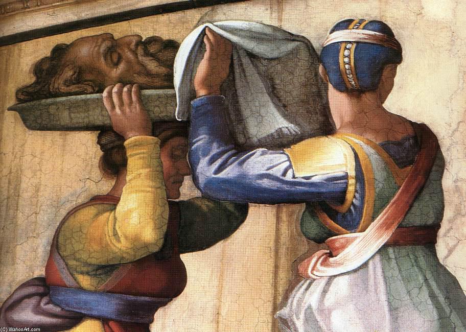 Judith And Holofernes (detail) — Michelangelo Buonarroti