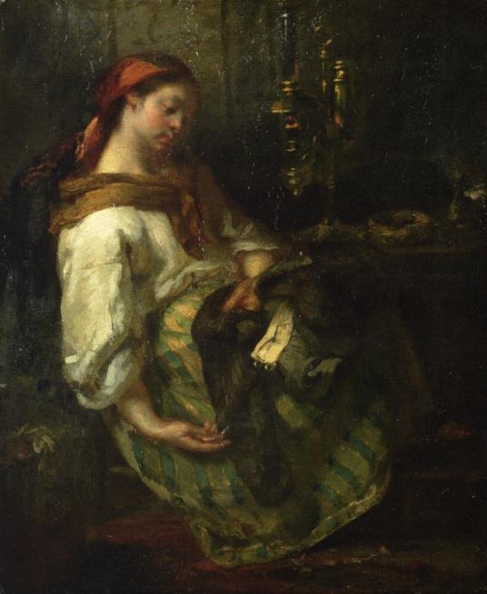 The Sleeping Seamstress — Jean-françois Millet