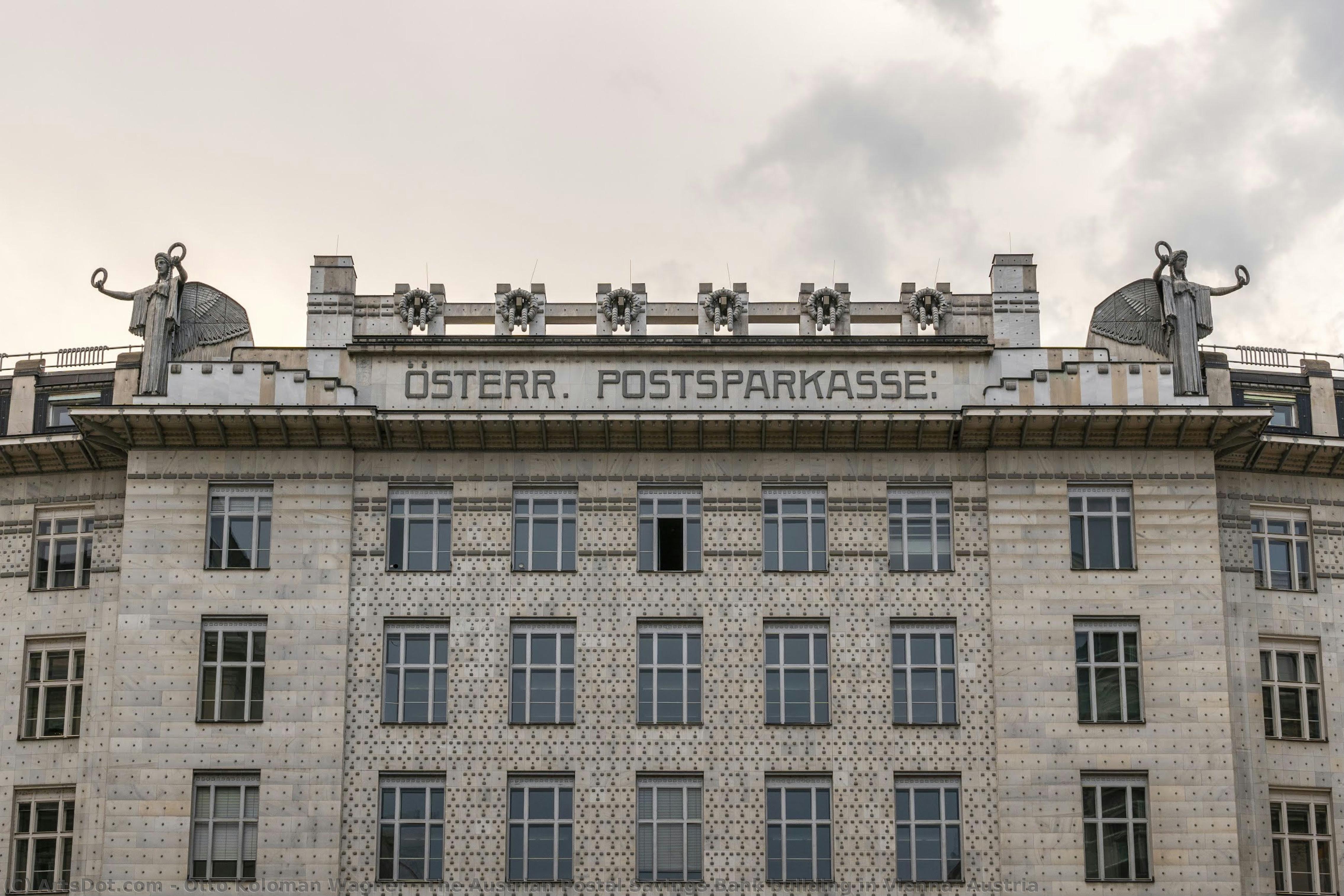 The Austrian Postal Savings Bank Building In Vienna, Austria — Otto Koloman Wagner
