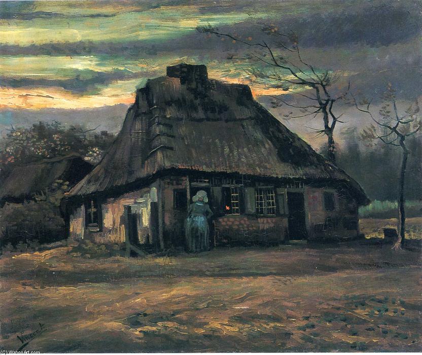 Straw Hats At Dusk — Vincent Willem Van Gogh