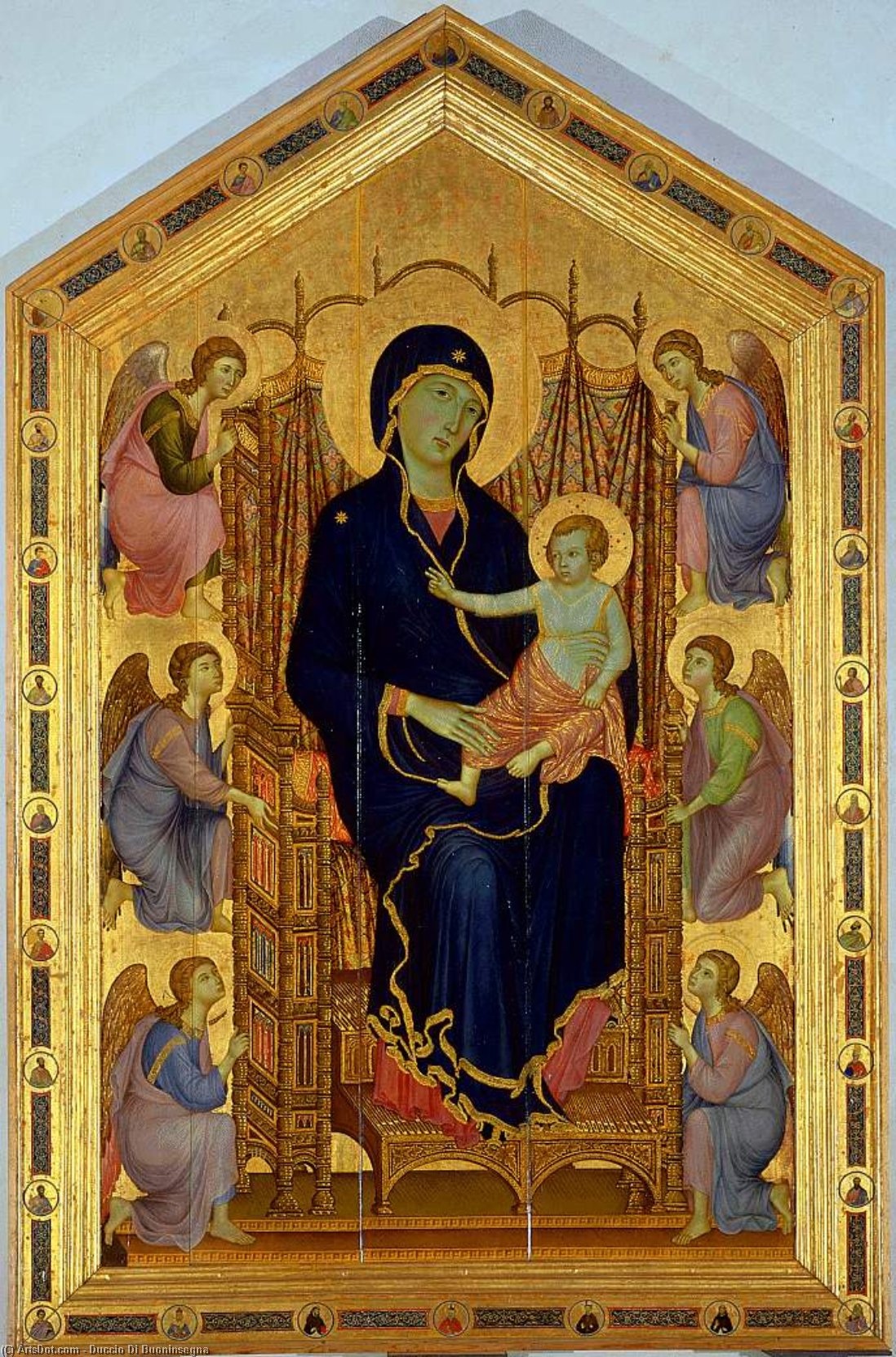 Madonna Rucellai, Uffizi — Duccio Di Buoninsegna