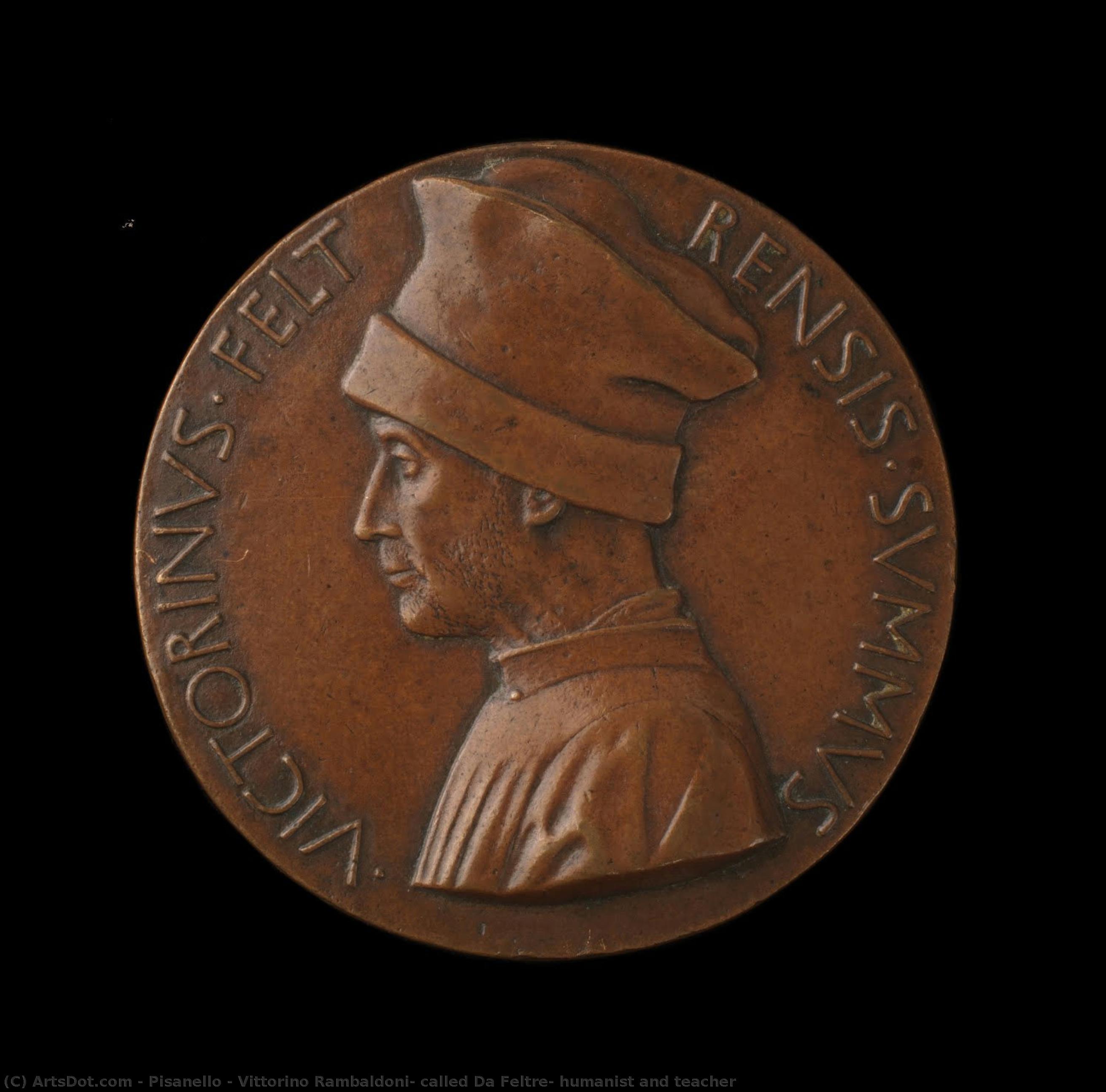Vittorino Rambaldoni, Called Da Feltre, Humanist And Teacher — Pisanello