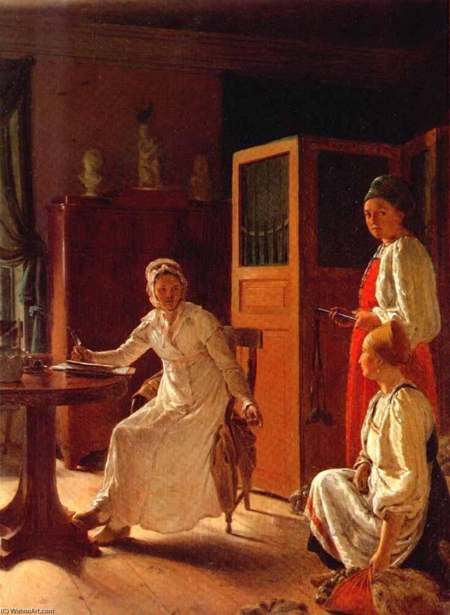 Morning Of The Landlady — Alexei Venetsianov