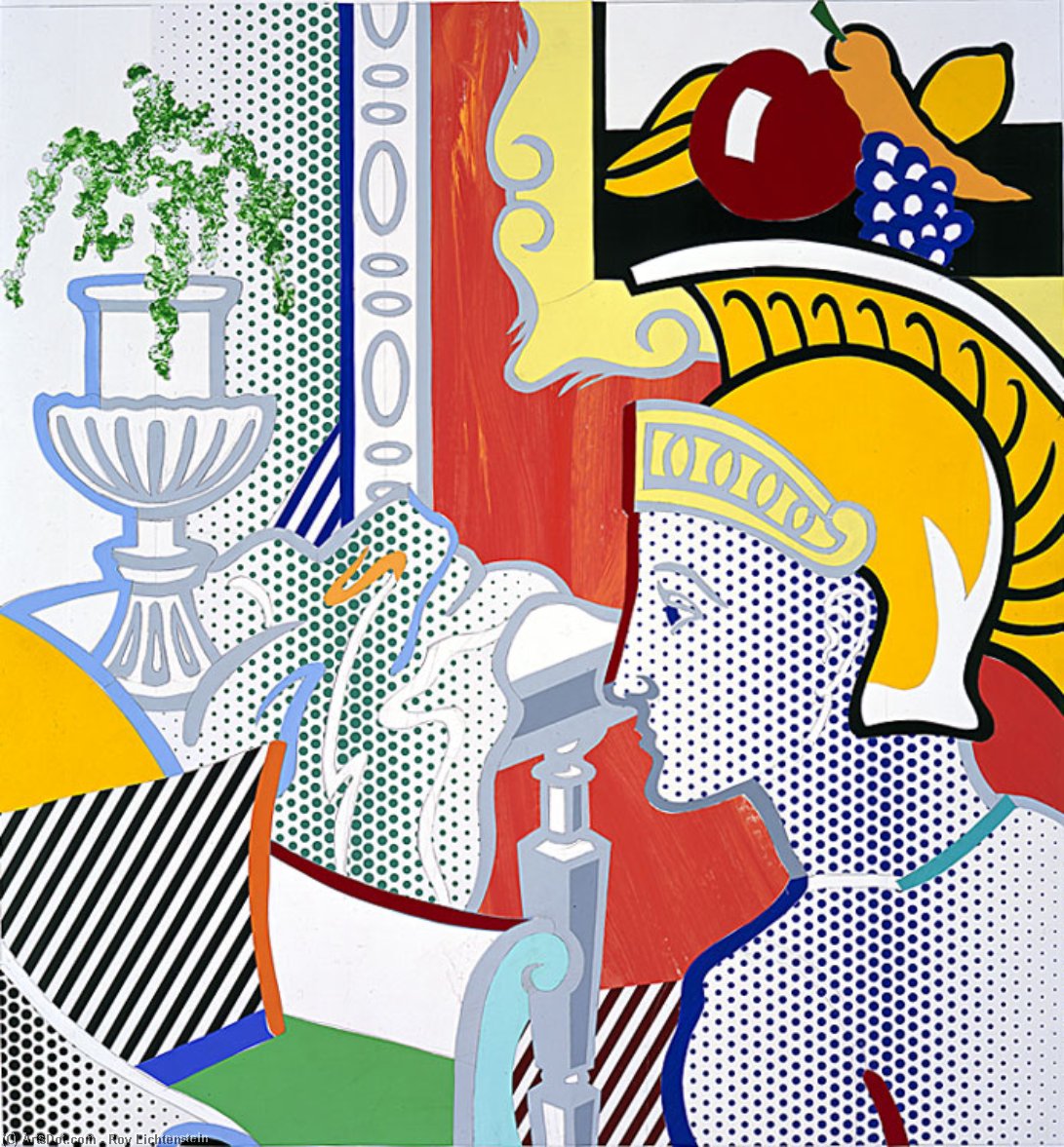 Collage For Interior With Ajax — Roy Lichtenstein