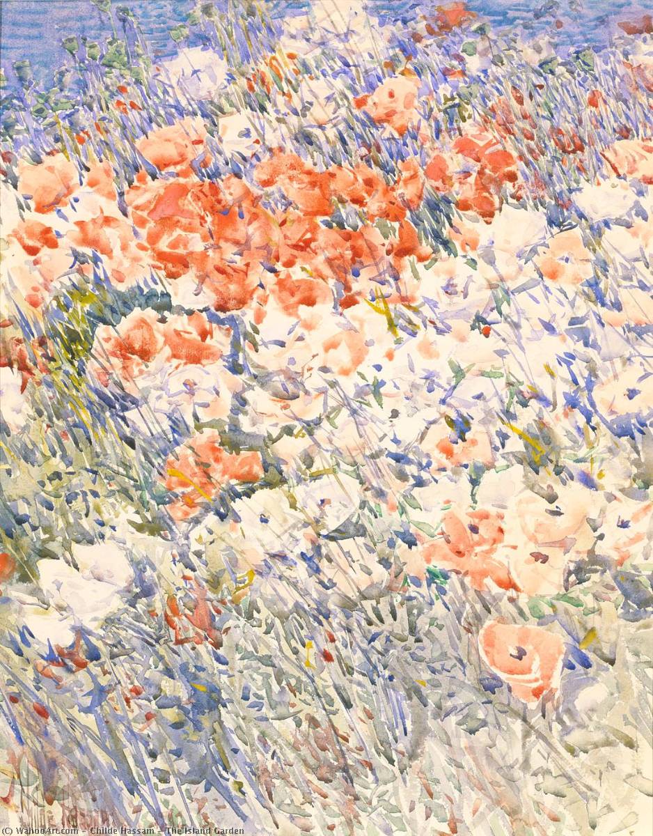 The Island Garden — Frederick Childe Hassam