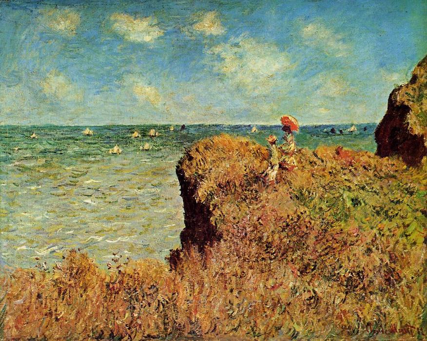 The Cliff Walk, Pourville — Claude Monet