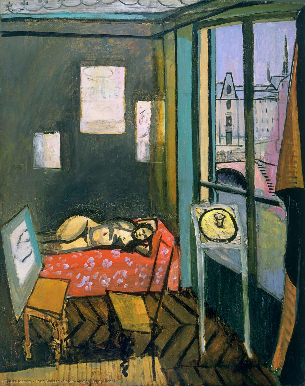 Studio, Quay Of Saint-michel — Henri Matisse