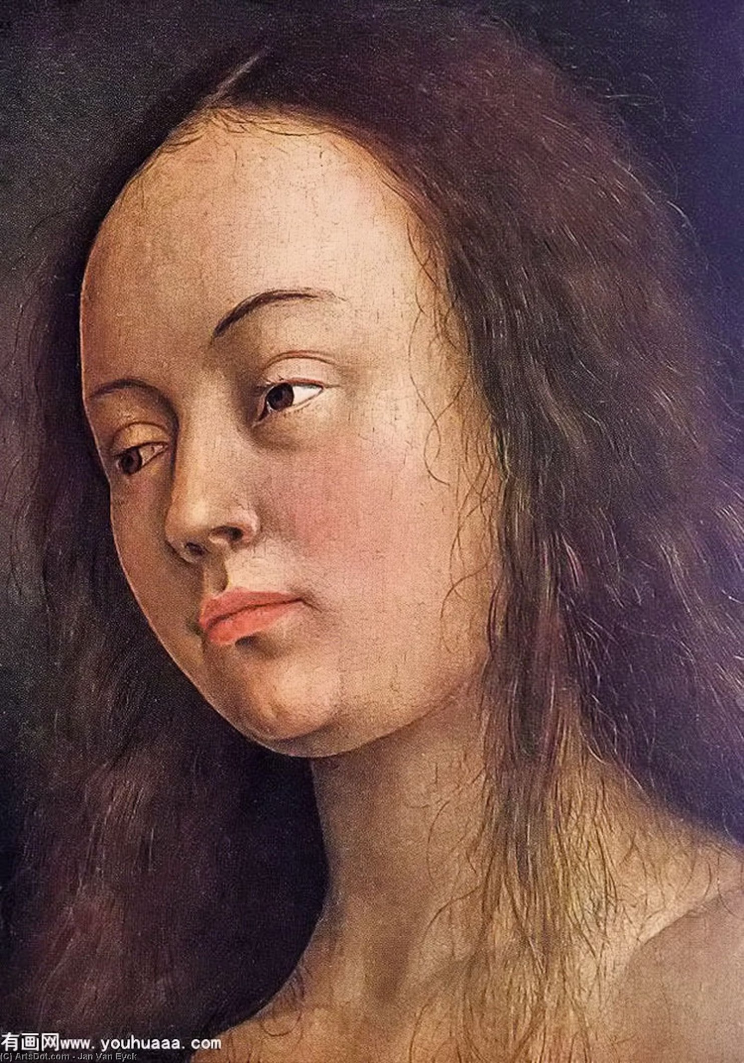 The Ghent Altarpiece Eve (detail - ) — Jan Van Eyck