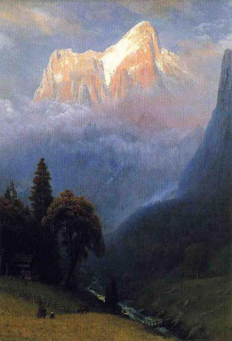 Storm Among The Alps — Albert Bierstadt