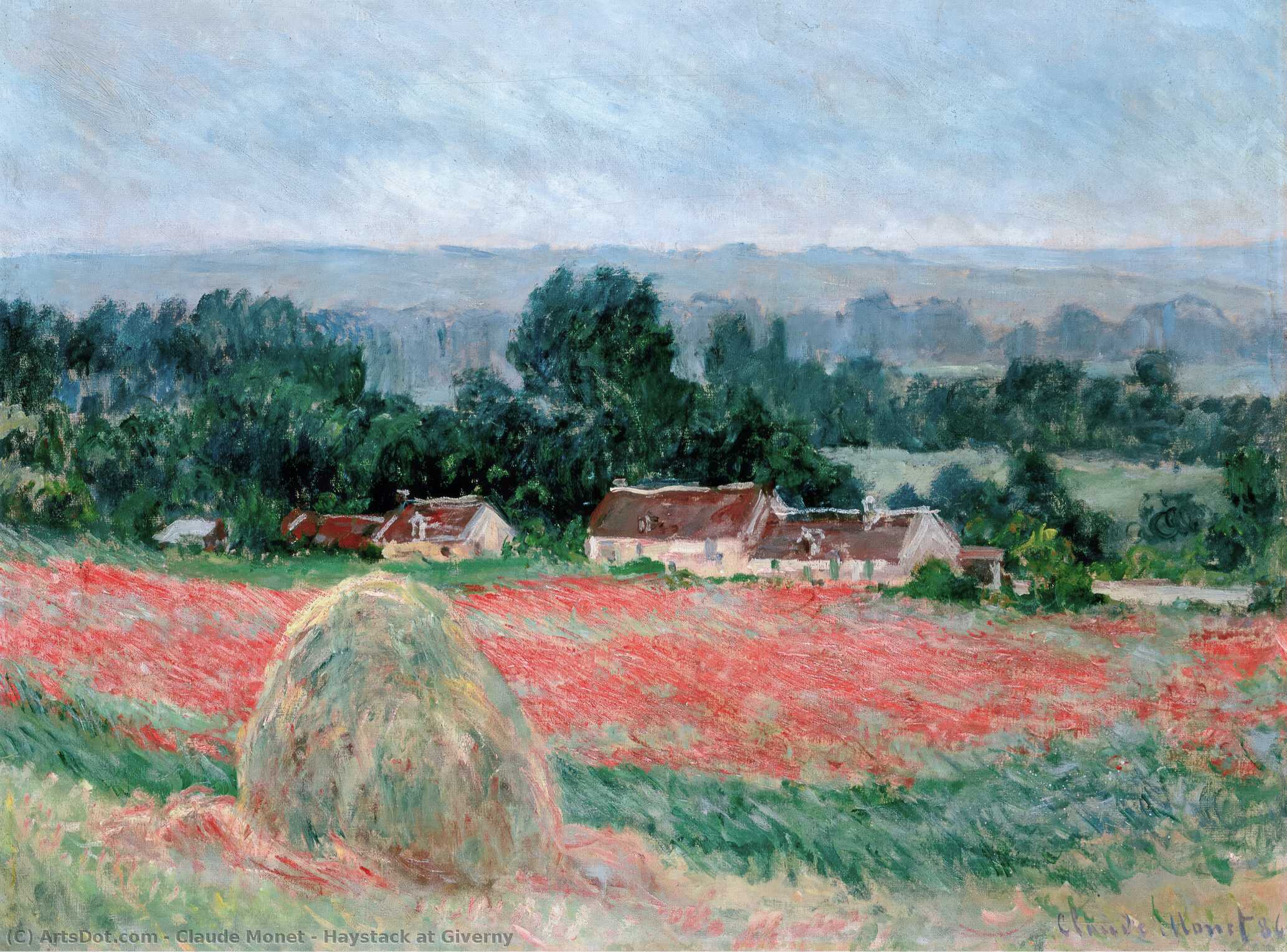 Haystack At Giverny — Claude Monet