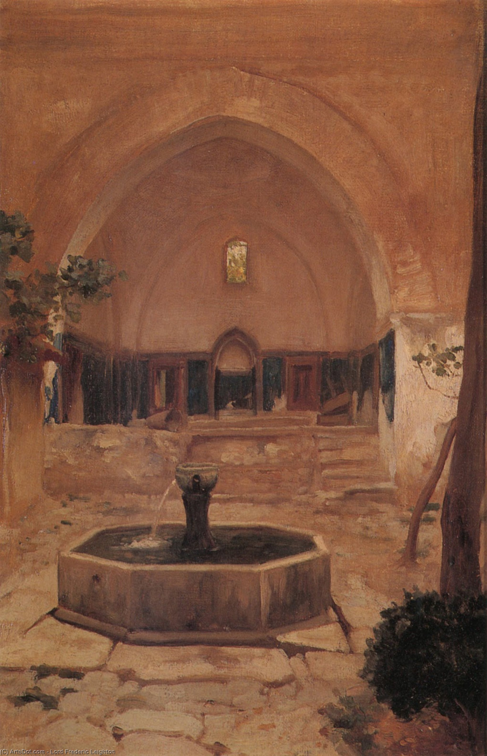 Courtyard Of A Mosque At Broussa — Sir Frederic Lord Leighton