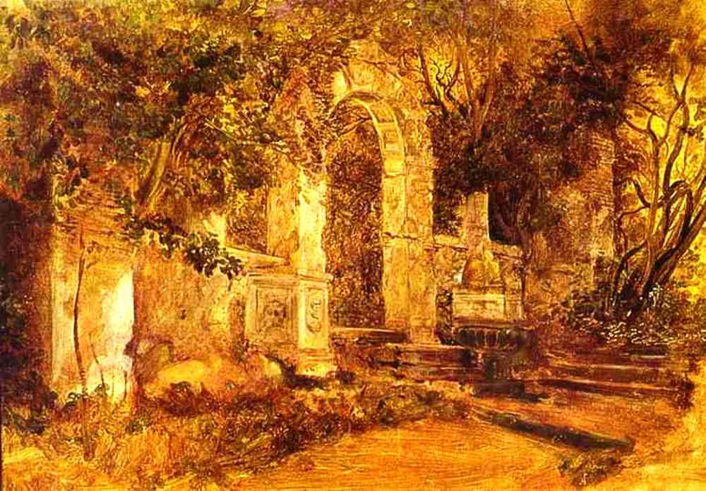 Ruins In Park — Karl Pavlovich Brulloff