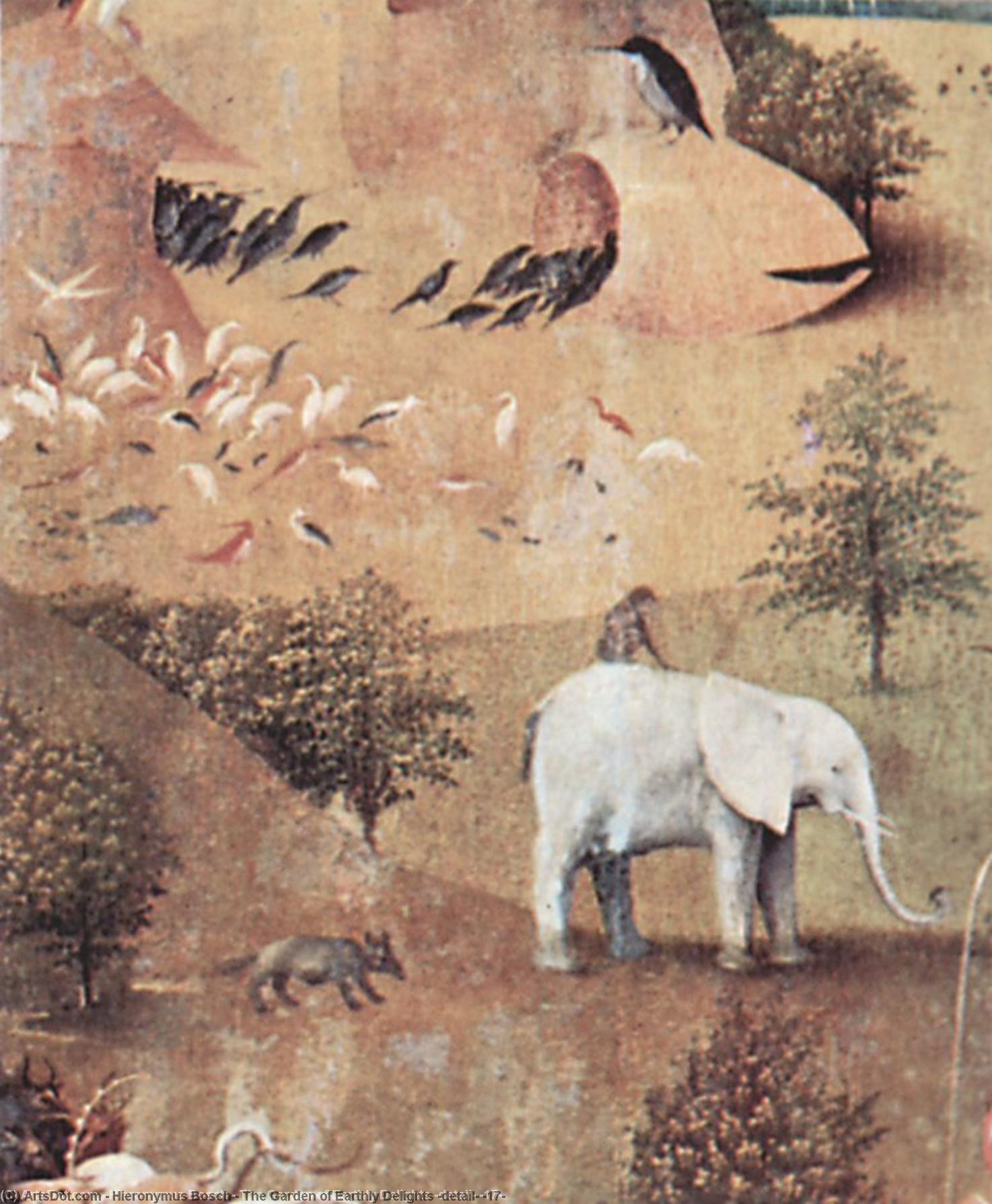 The Garden Of Earthly Delights (detail) (17) — Hieronymus Bosch