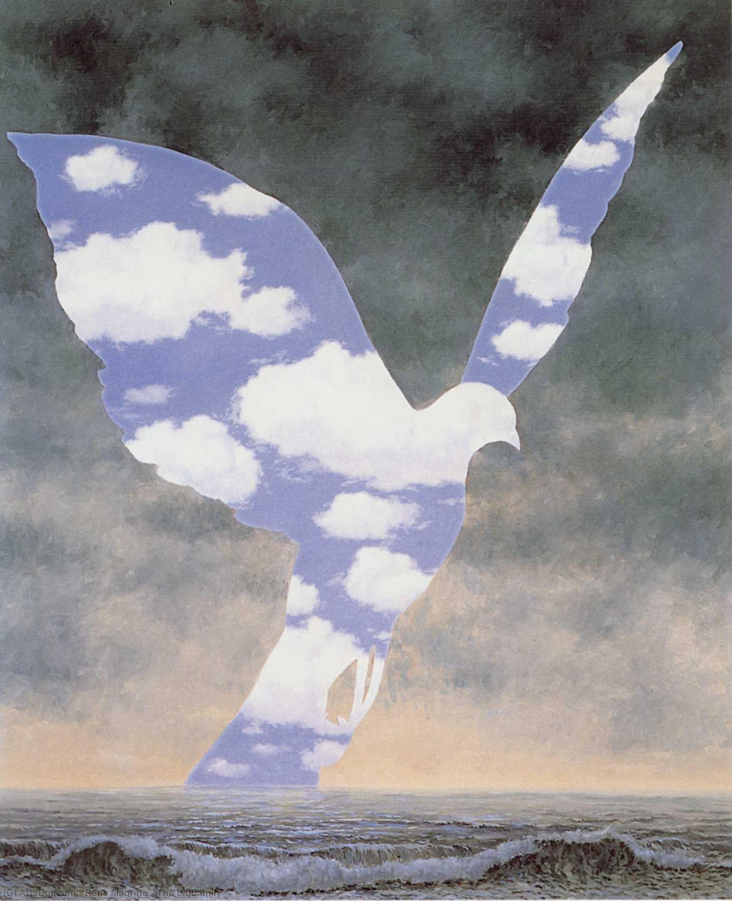 The Big Family — René Magritte