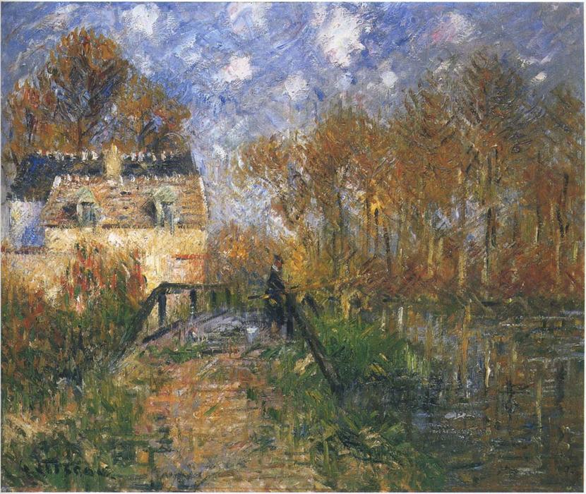 Fisherman By The Eure — Gustave Loiseau