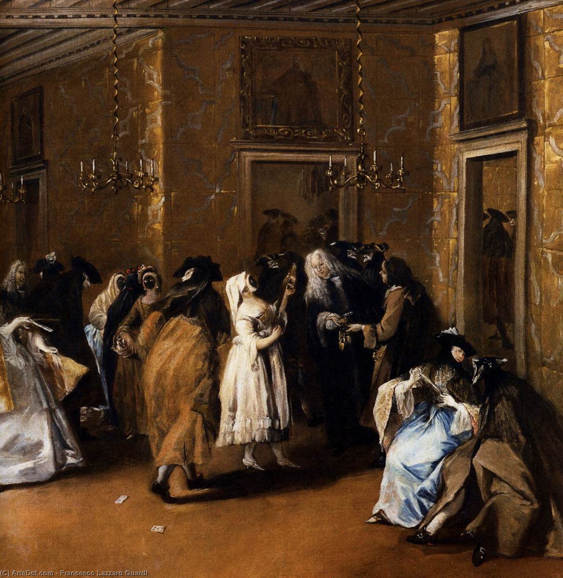Il Ridotto (detail)2 — Francesco Lazzaro Guardi