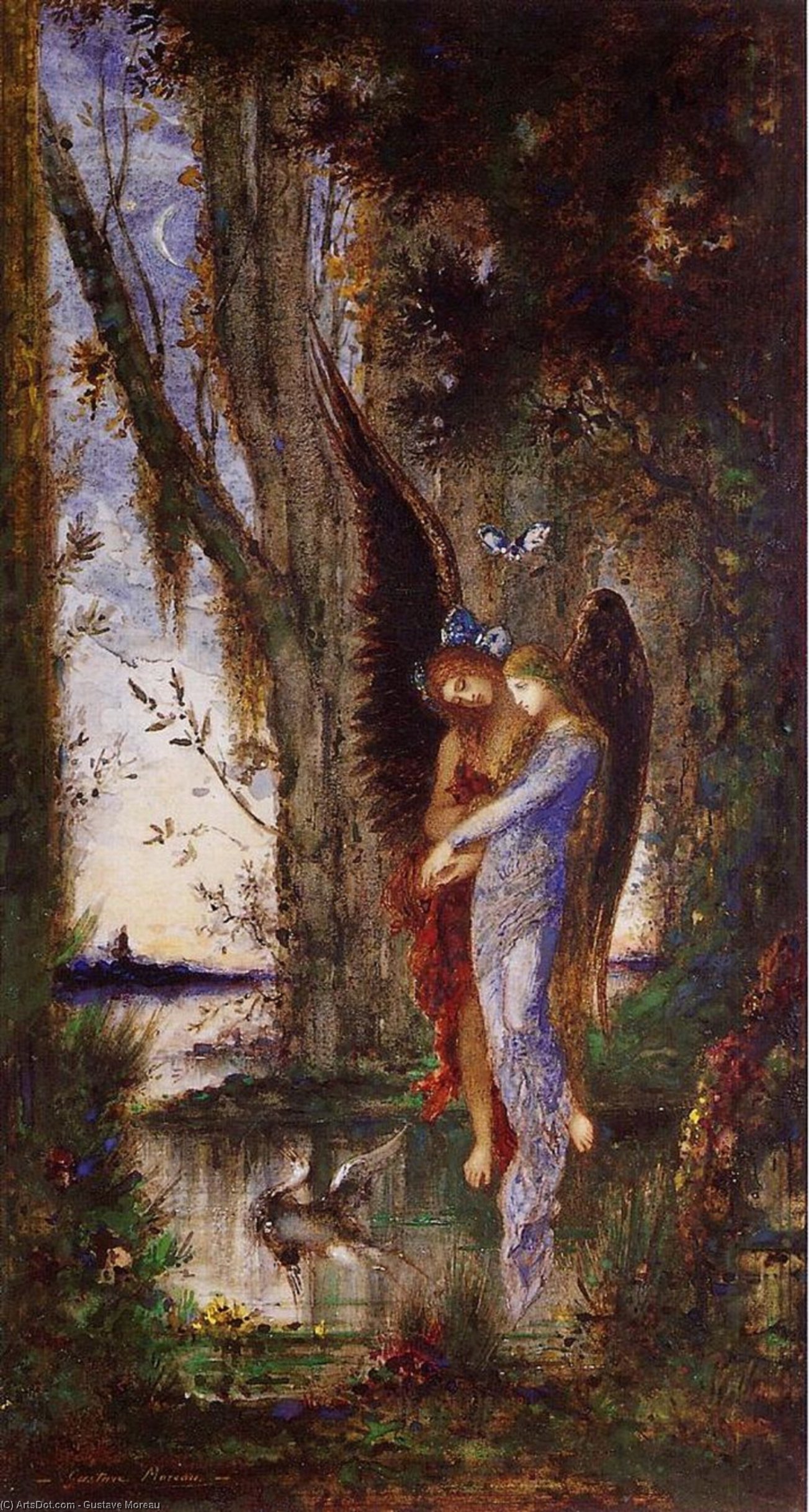 Evening And Sorrow — Gustave Moreau