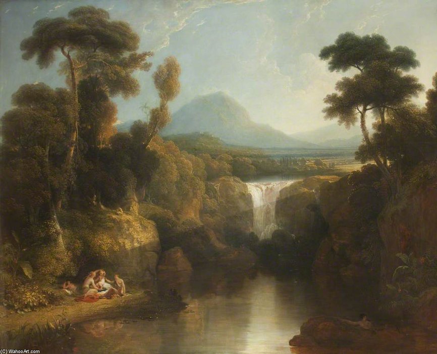 The Bathing Pool — William Linton