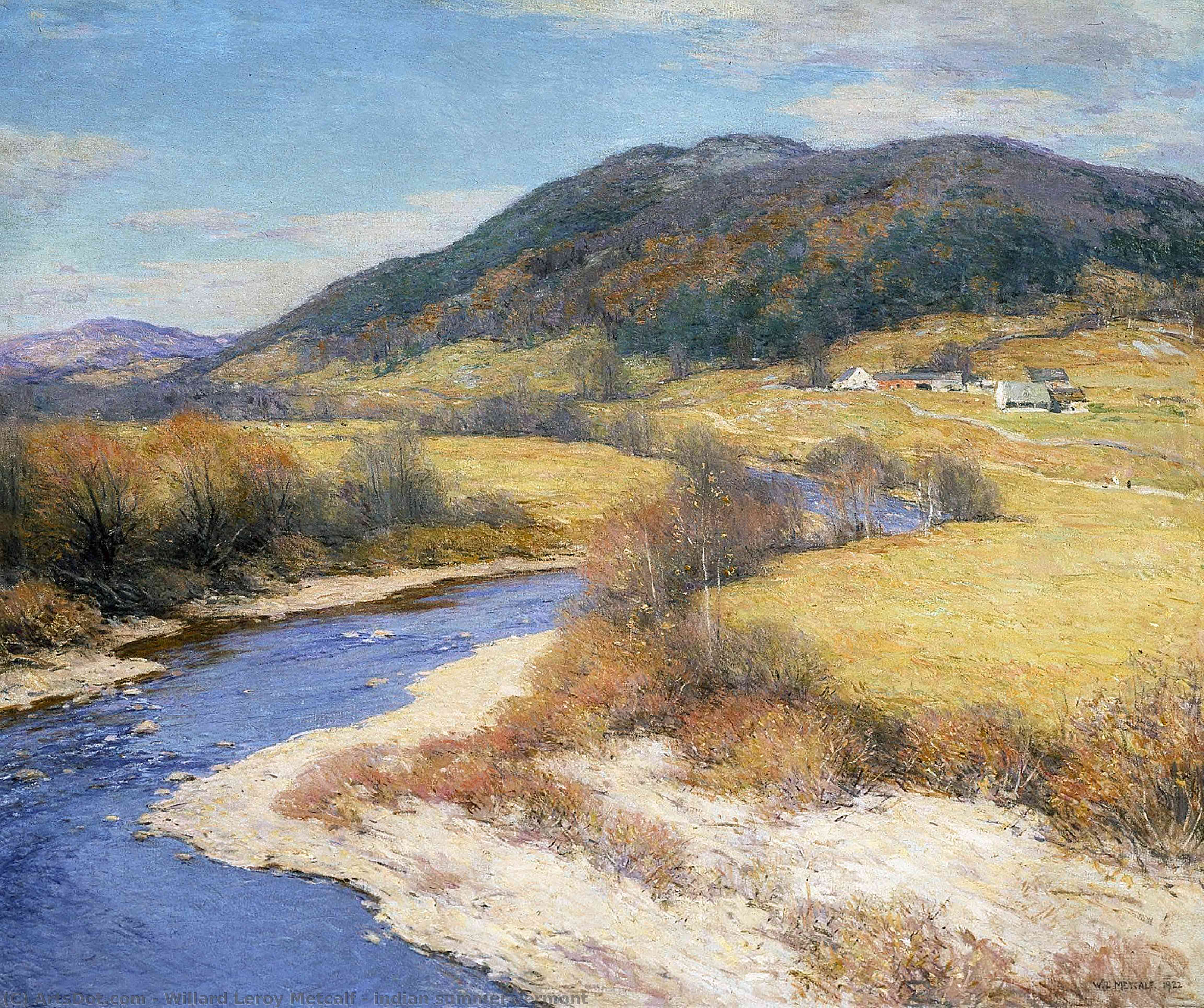 Indian Summer Vermont — Willard Leroy Metcalf