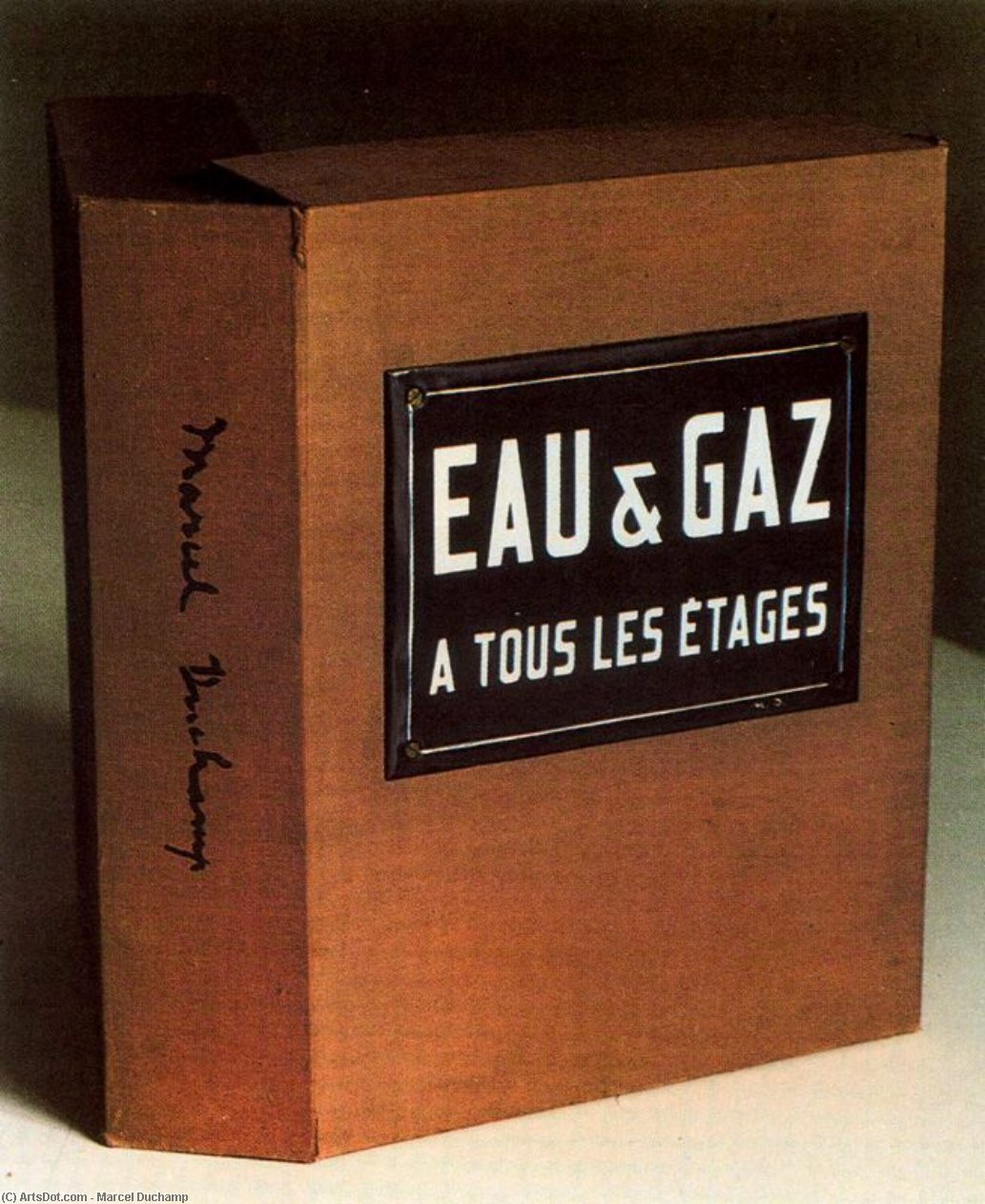 Water And Gas On All The Floor — Marcel Duchamp