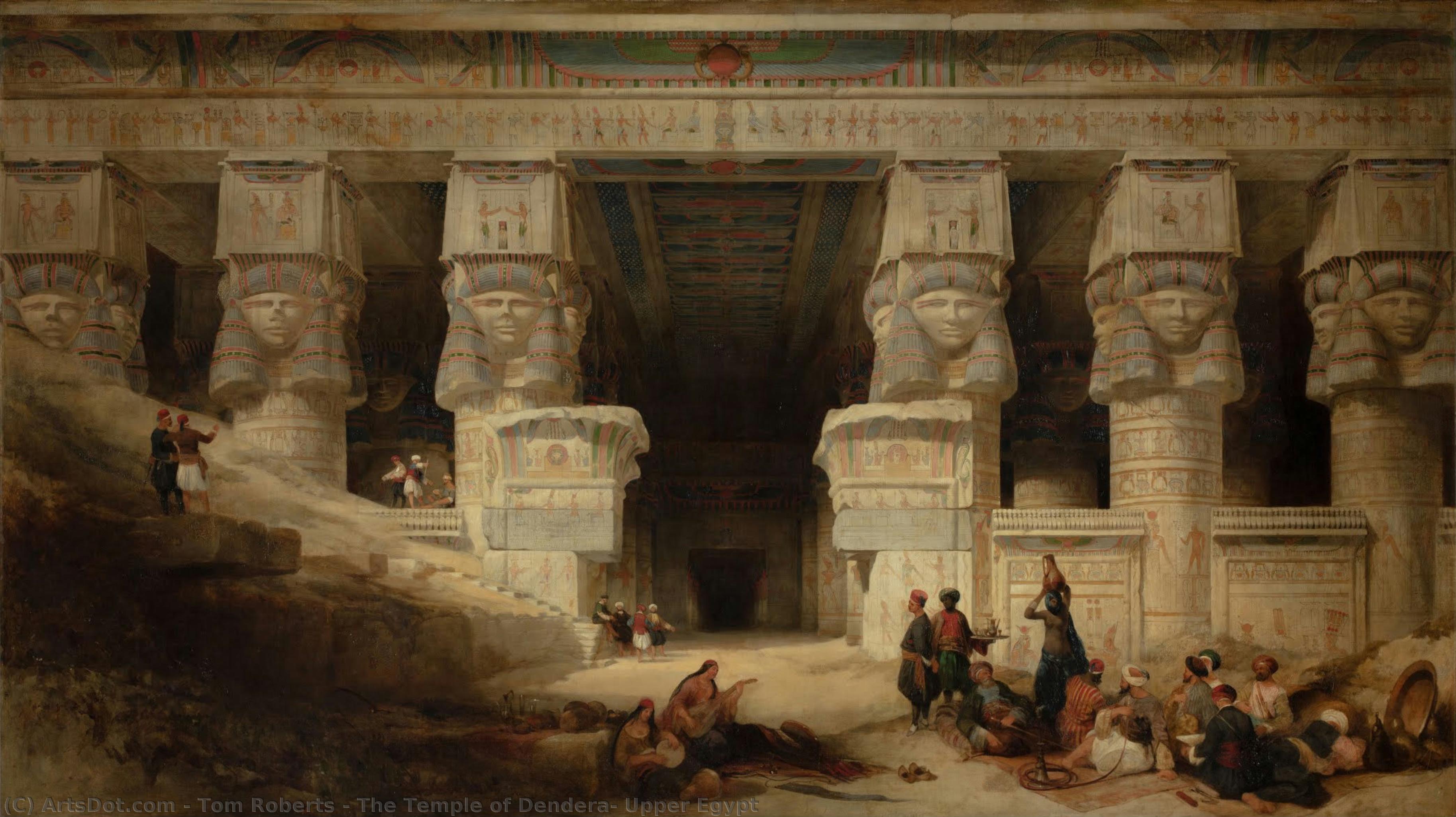 The Temple Of Dendera, Upper Egypt — Tom Roberts