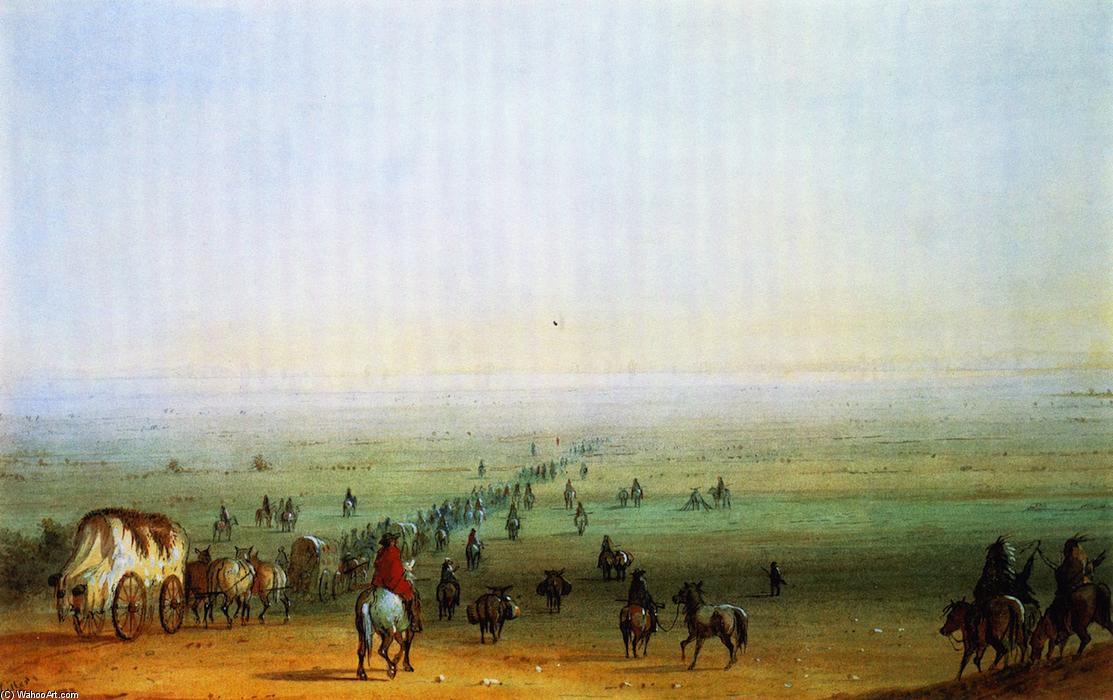 Mirage On The Prairie — Alfred Jacob Miller