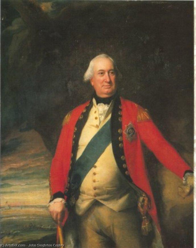 Charles Cornwallis, First Marquis Of Cornwallis — John Singleton Copley