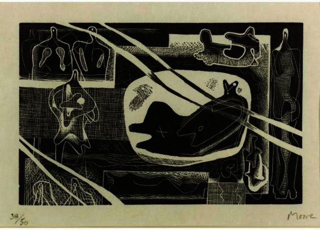 Figures Sculptures; And Two Seated Figures — Henry Moore