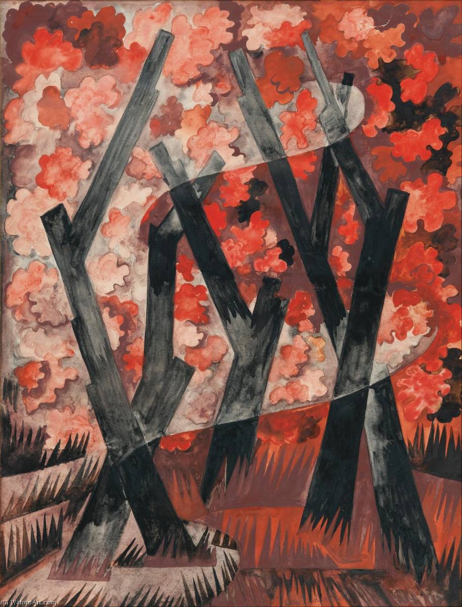La Forêt Rouge — Natalia Goncharova