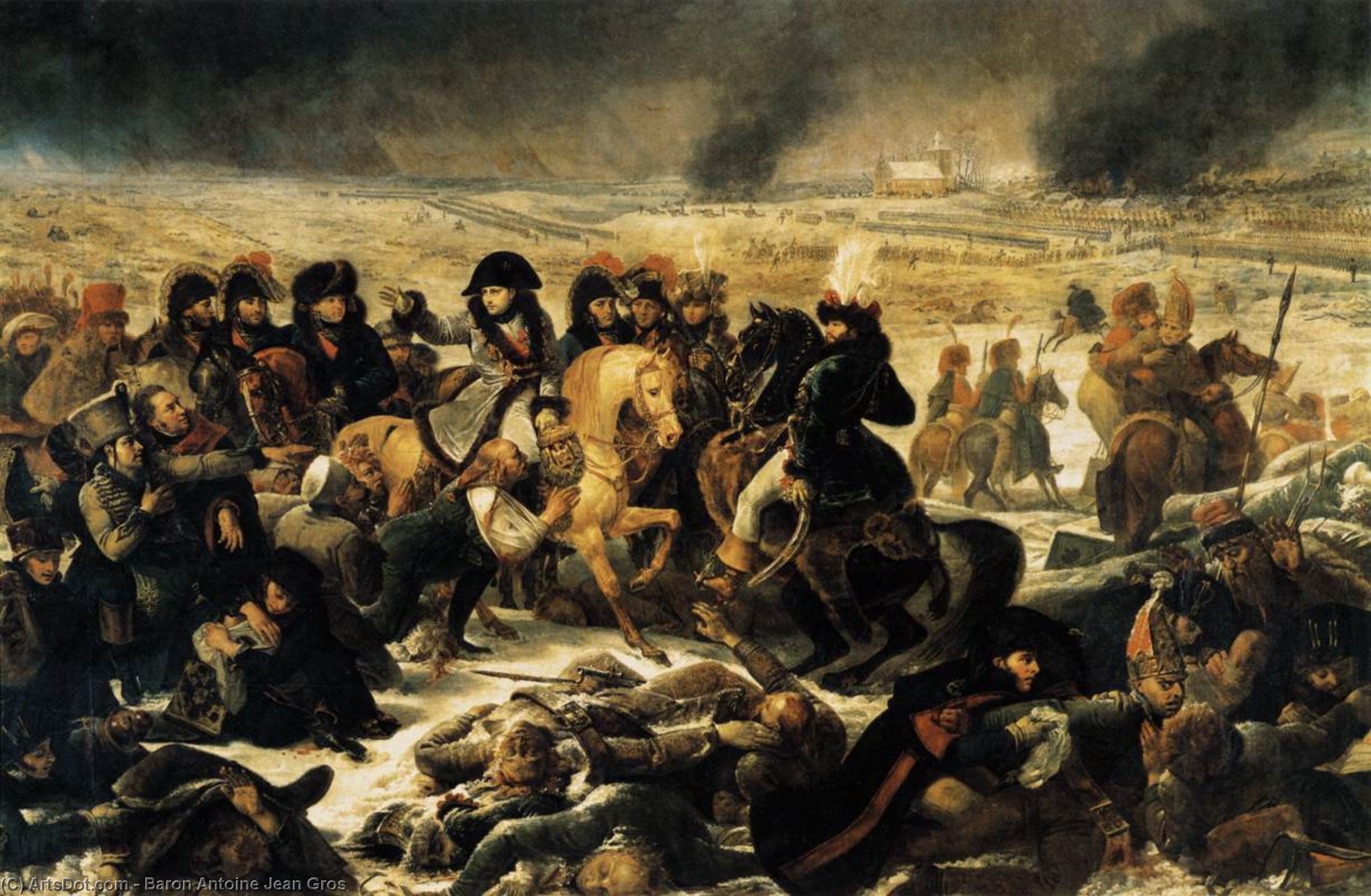 Napoleon Bonaparte On The Battlefield Of Eylau, 1807 — Antoine-jean Gros