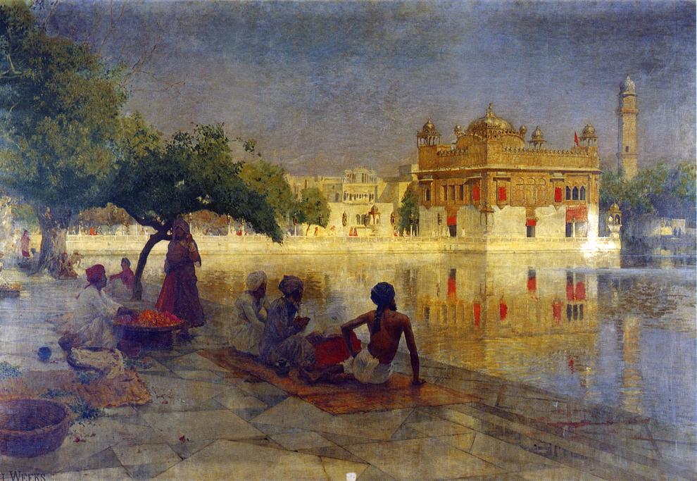 The Golden Temple, Amritsar — Edwin Lord Weeks